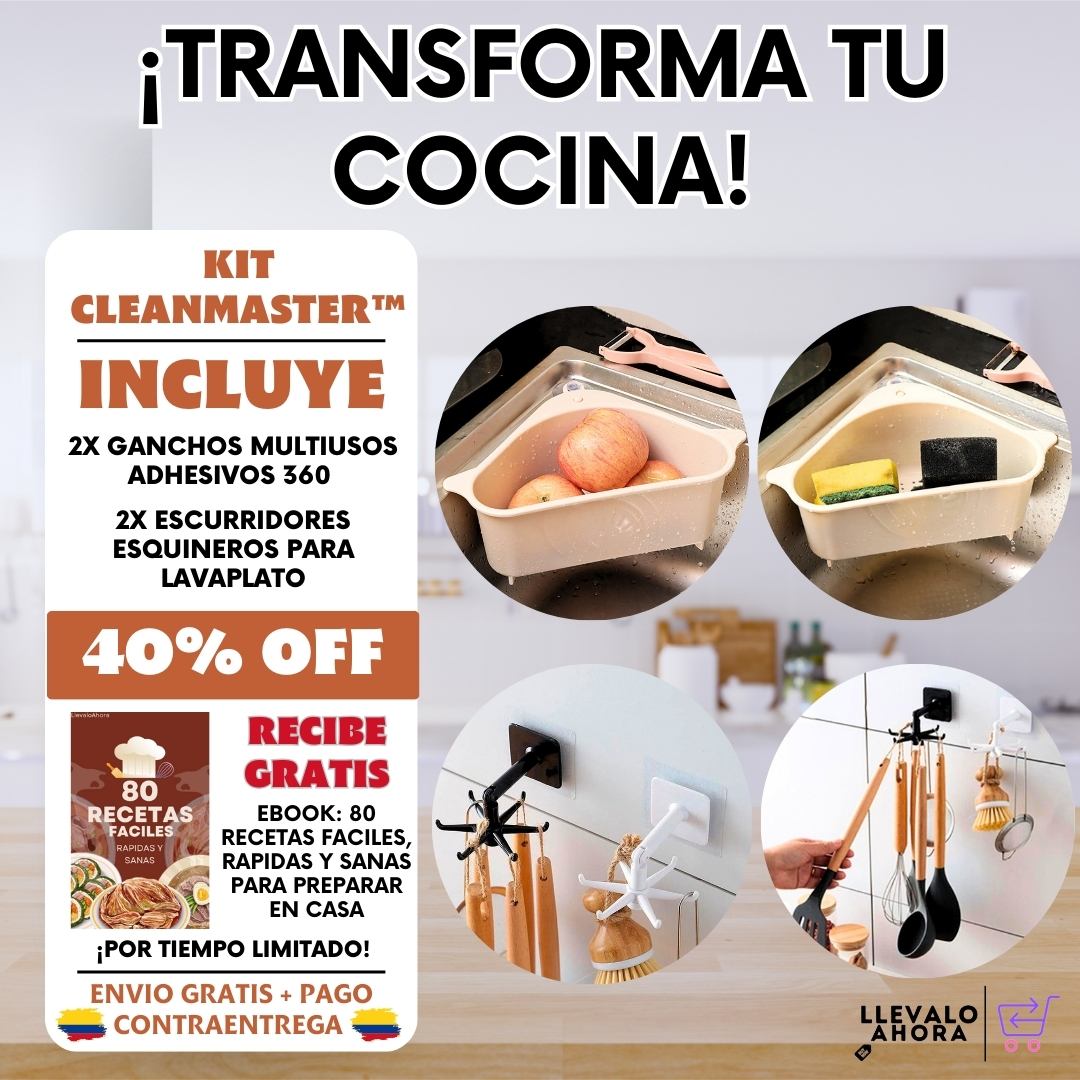 Kit CleanMaster™ - ¡Mantén tu cocina organizada y sin desorden!