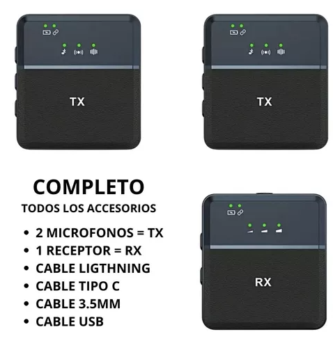 ACCESORIOS MICROFONOS INALAMBRICOS